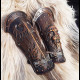Antique eagle bracers