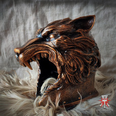 Antique Wolf helmet
