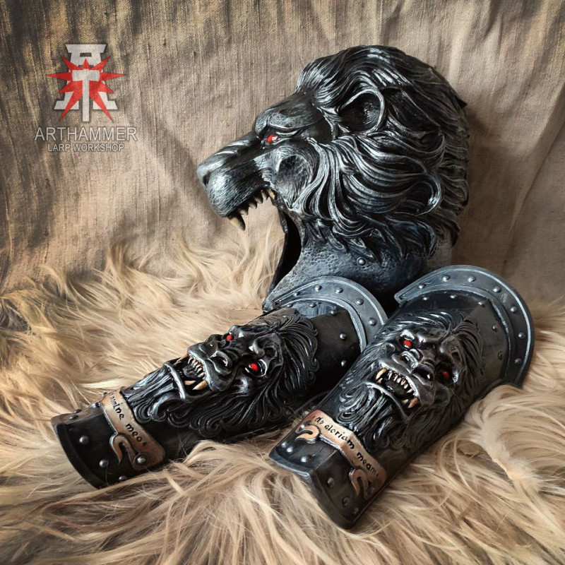Antique Lion helmet