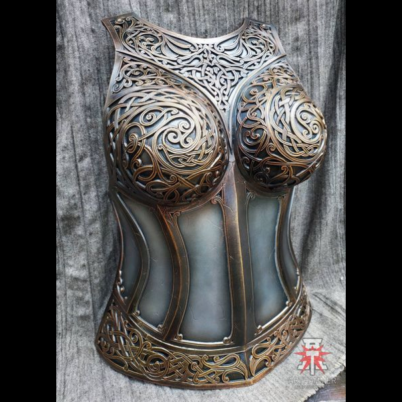 Dwarf female breastplate