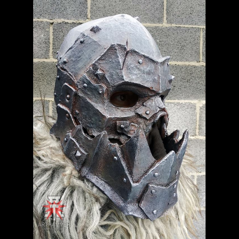 Ork helmet with Jaw