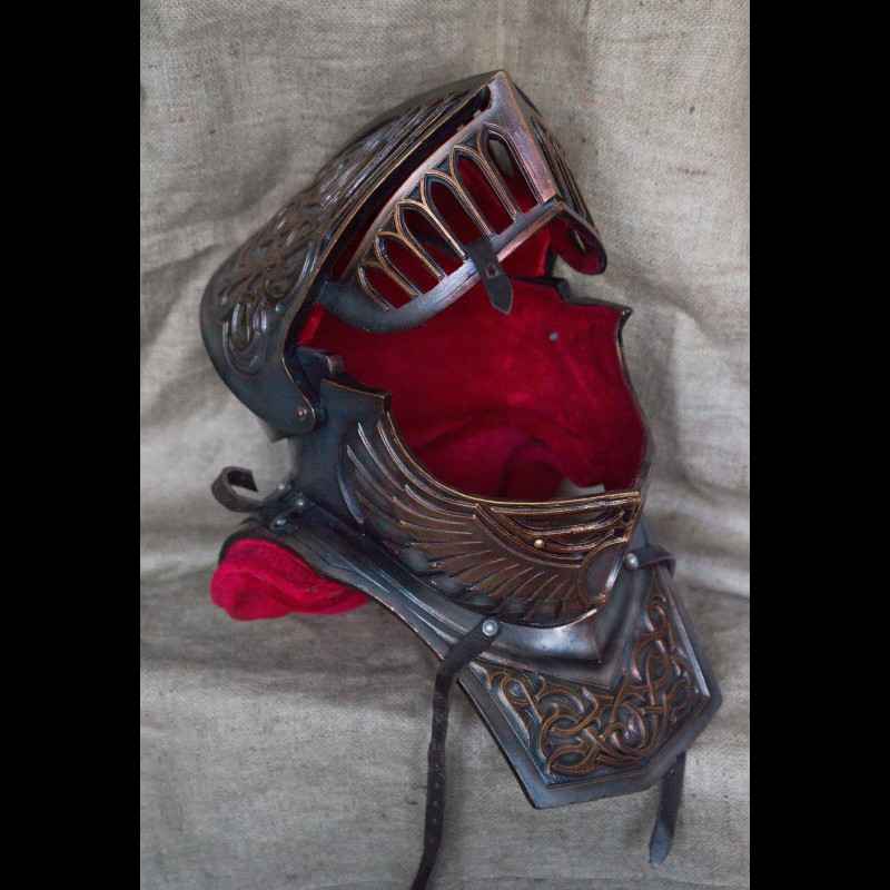 Heavy Paladin helmet-gorget